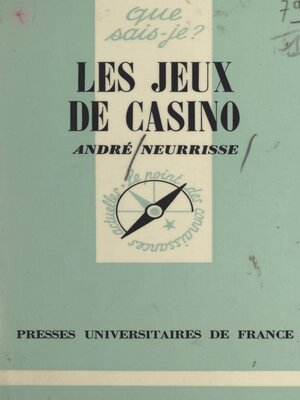 cover image of Les jeux de casino
